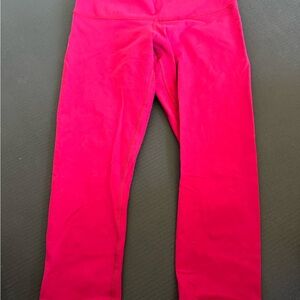 Lululemon wunder under Red/maroon Leggings